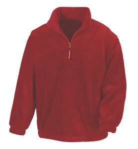 Result R033X - 1/4 Zip Fleece Top Rouge