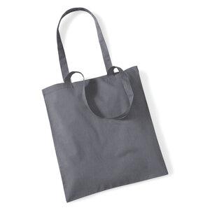 Westford mill WM101 - Tote Bag en coton Graphite Grey