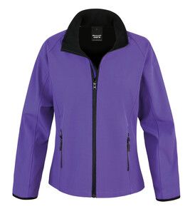 Result R231F - Veste Softshell "Printable" Femme Purple/ Black