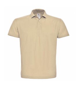 B&C BCID1 - Polo Homme Manches Courtes Sand