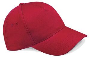 Beechfield BF015 - Casquette 5 Panneaux 100% Coton Classic Red