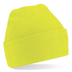 Beechfield BF045 - Bonnet avec Rabat Fluorescent Yellow