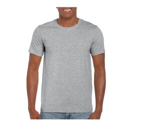 Gildan GN640 T-shirt Manches Courtes Homme Gris Athlétique