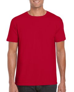 Gildan GN640 T-shirt Manches Courtes Homme Rouge Cerise