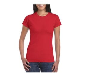 Gildan GN641 - T-shirt manches courtes pour femme Softstyle Rouge