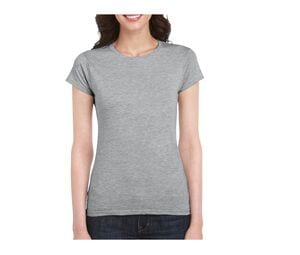 Gildan GN641 - T-shirt manches courtes pour femme Softstyle Gris Athlétique
