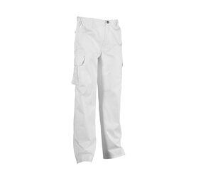Herock HK001 - Pantalon de Travail Plusieurs Poches Blanc