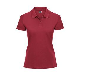 Russell JZ69F - Polo Piqué Femme 100% Coton Classic Red