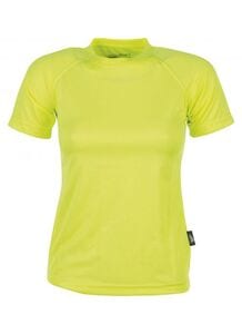 Pen Duick PK141 - Tee Shirt Sport Femme Fluorescent Yellow