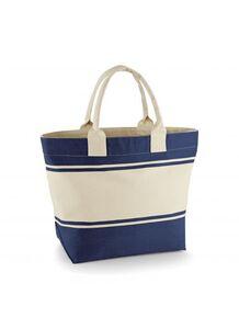 Quadra QD260 - Sac Cabas 100% Coton Navy/Natural