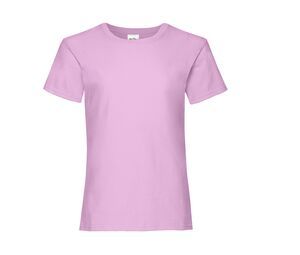 Fruit of the Loom SC229 - T-Shirt Fille Valueweight Rose Pale
