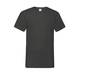 Fruit of the Loom SC234 - Tee Shirt col V Homme Valueweight Light Graphite
