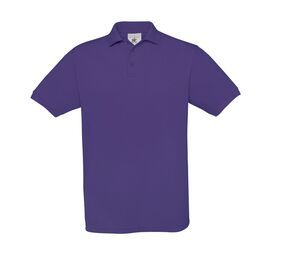 B&C BC410 - Polo Homme Coton Safran Pourpe