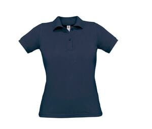 B&C BC412 - Polo Femme Safran 100% Coton Marine