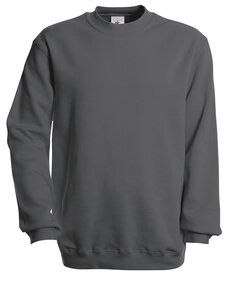 B&C BC500 - Sweat-Shirt Homme Coton Steel Grey