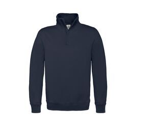 B&C BCID4 - Sweatshirt Col Zippé Homme