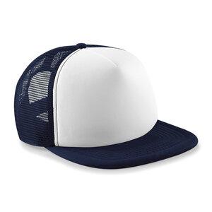 Beechfield BF645 - Casquette Homme Vintage Snapback Trucker French Navy/White