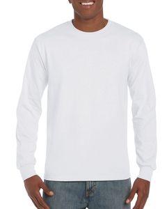 Gildan GN186 - T-Shirt Manches Longues Homme Ultra-T Blanc