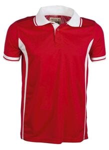 Pen Duick PK105 - Polo Sport Respirant Homme Quick Dry Red/White