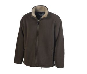 Pen Duick PK750 - Blouson Polaire Sherpa Homme Très Chaud Brun