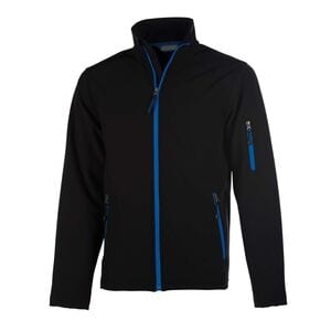 Pen Duick PK768 - Veste Softshell Homme Black/Light Royal