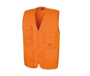 Result RS045 - Gilet Reporter Homme 8 Poches Orange