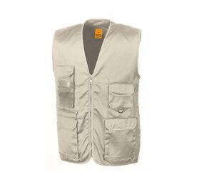 Result RS045 - Gilet Reporter Homme 8 Poches Chameau