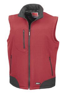 Result RS123 - Gilet Polaire Homme Rouge/Noir