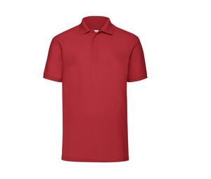 Fruit of the Loom SC280 - Polo Piqué Homme Rouge