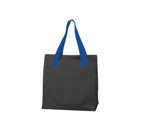 Black&Match BM900 - Shopping Bag Anses Contrastées Black/Royal