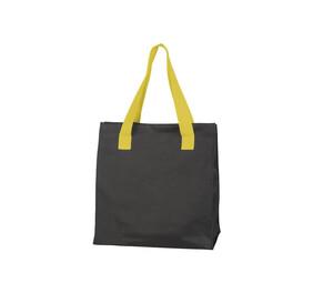Black&Match BM900 - Shopping Bag Anses Contrastées Black/Gold