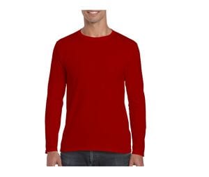 Gildan GN644 - T-Shirt Manches Longues Homme Rouge