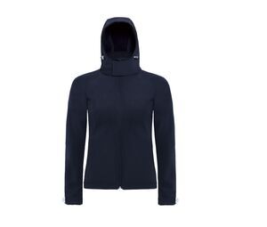 B&C BC660 - Veste Soft-Shell femme à capuche Navy