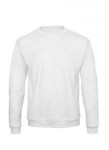 B&C ID202 - Sweat Coupe Droite Blanc