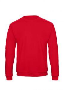 B&C ID202 - Sweat Coupe Droite Rouge