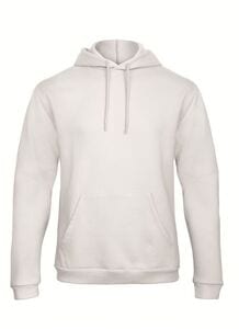 B&C ID203 - Sweatshirt à Capuche Blanc