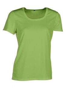 Sans Étiquette SE101 - Tee-Shirt Respirant Femme Fluorescent Green