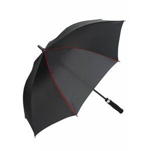 Black&Match BM921 - Parapluie de Golf Noir/Rouge