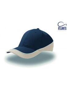 Atlantis AT088 - Casquette 6 Pans Constratée Navy/Kaki