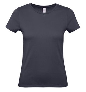 B&C BC02T - Tee-Shirt Femme 100% Coton Light Navy