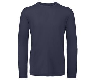 B&C BC070 - Tee-Shirt Coton Bio Homme Manches Longues Urban Navy