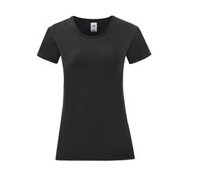 FRUIT OF THE LOOM SC151 - Tee-shirt col rond 150 Noir