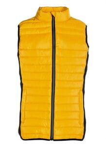 Pen Duick PK317 - Bodywarmer bi-matière femme Mustard/Black