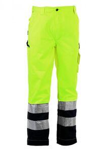 HEROCK HK012 - Pantalon haute visibilité Fluorescent Yellow/Navy