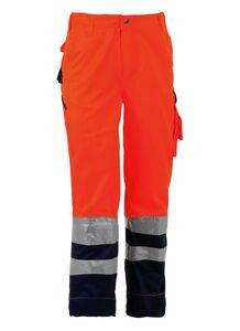 HEROCK HK012 - Pantalon haute visibilité Fluorescent Orange/Navy