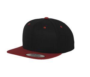 FLEXFIT 6089MT - Casquette Snapback bicolore Noir-Rouge