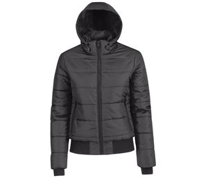 B&C BC336 - Doudoune Femme Col Montant Dark Grey