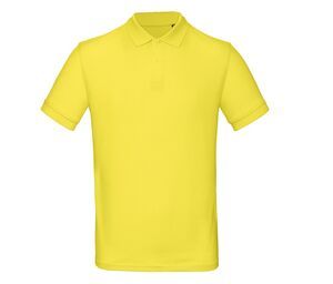 B&C BC400 - Polo 100% Bio Homme Solar Yellow