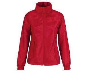 B&C BC601F - Coupe-vent femme doublé tricot Rouge