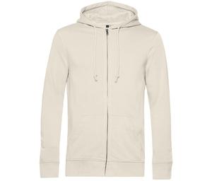 B&C BCU35B - Sweat capuche zippé organique Off White